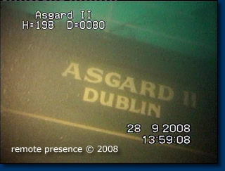 ROV view of Asgard II