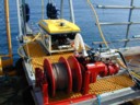 small ROV on LARS deck